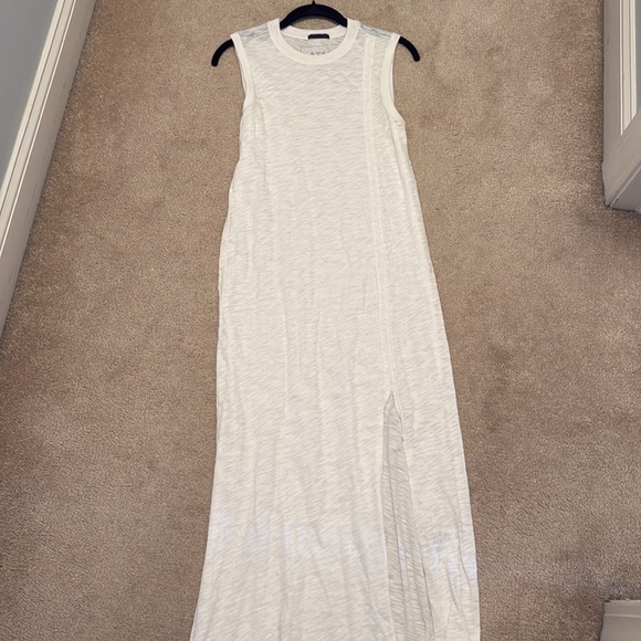 Never worn ATM Slub Jersey Muscle tank Dress ATM white - Picture 4 of 5